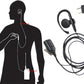 2-Pin Kenwood Security Earpiece – PTT & Mic Included, Pack of 5